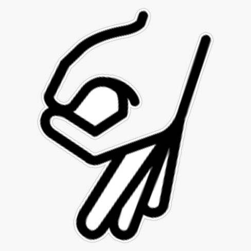 Gottem Hand Vinyl Waterproof Sticker Decal Car Laptop Wall Window Bumper Sticker 5" in Saudi Arabia