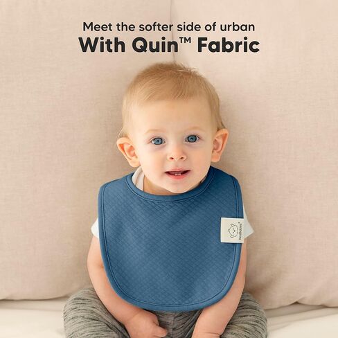 8-Pack Organic Baby Bibs for Baby Girls, Baby Boys - Cotton Cloth Baby Boy Bibs, Baby Girl Bibs for Drooling and Teething, Absorbent Drool Bibs for Spit Ups, Toddler Bib,Newborn Infant Bibs (Basics) in Kuwait