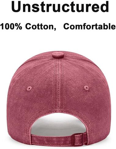 Classic Low Profile Baseball Cap, Adjustable Cotton Golf Hat, Unconstructed Plain Design for Men and Women in Saudi Arabia