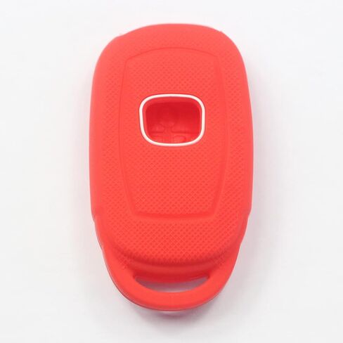 2Pcs Black Rubber Silicone 5 Buttons Smart Key Fob Cover Case Protector Keyless with Keychain Compatible with Honda Accord Civic H-RV 2023 in Kuwait