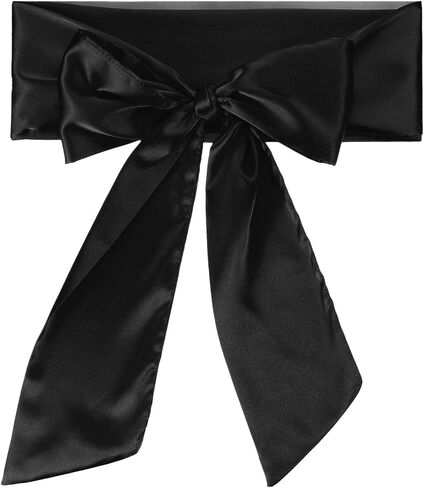 PATIKIL Satin Sash Belt, Wedding Party Bridal Blank Satin Waist Belts Prom Accessory for Graduation Birthday Decoration in Saudi Arabia