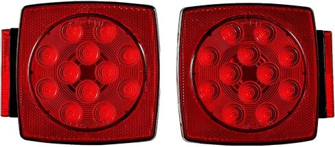 VEVOR Trailer Lights, 12V LED Trailer Tail Lights Kit with Stop Brake Turn Tail License Plate Clearance Lamp, Waterproof Tow Lighting Kit with Wiring Harness for Boat Truck Camper RV Snowmobile Bus in Saudi Arabia