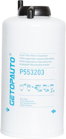 P553203 Fuel Filter Water Separator, Replaces Baldwin BF1321, Fleetguard FS1246, Racor S3203, Wix 33433(set of 3) in Saudi Arabia