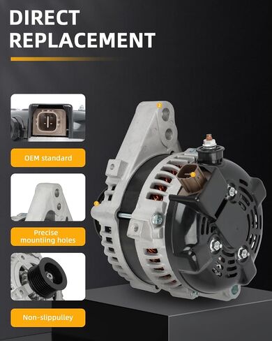 مولد كهربائي OCPTY 11139 2003-2009 لسيارة Toyota for 4Runner، 2005-2015 لسيارة Toyota for Tacoma 4.0L V6 يستبدل 11139 0124325123, 1042103470, 1042103471 in Kuwait