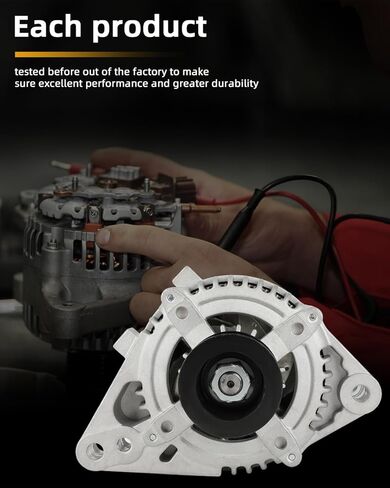 مولد كهربائي OCPTY 11139 2003-2009 لسيارة Toyota for 4Runner، 2005-2015 لسيارة Toyota for Tacoma 4.0L V6 يستبدل 11139 0124325123, 1042103470, 1042103471 in Kuwait