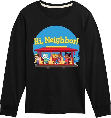 Daniel Tiger - Group Hi Neighbor - Kids Kids Long Sleeve T-Shirt in Saudi Arabia