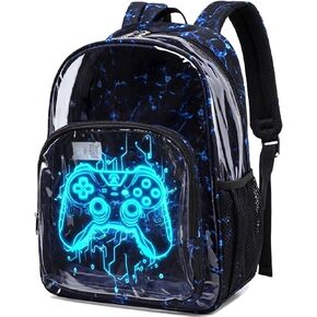 Jumpopack Clear Backpack Clear Bookbag Heavy Duty TPU Clear Backpacks for School Transparent Backpack See Through Backpack,Clear Backpack for Stadium Events,Purple in Saudi Arabia