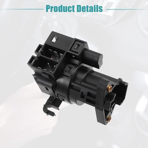 ACROPIX Ignition Switch Cylinder Lock Assembly Fit for Chevrolet Corvette - Pack of 1 Black in Saudi Arabia
