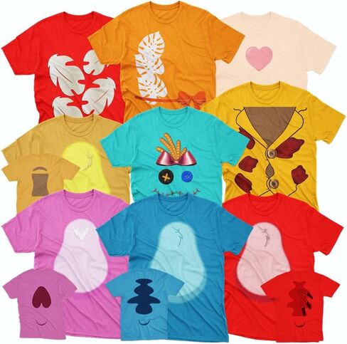 Nani Heart Costume Shirt – Fun Matching Family Outfits Coral in Saudi Arabia