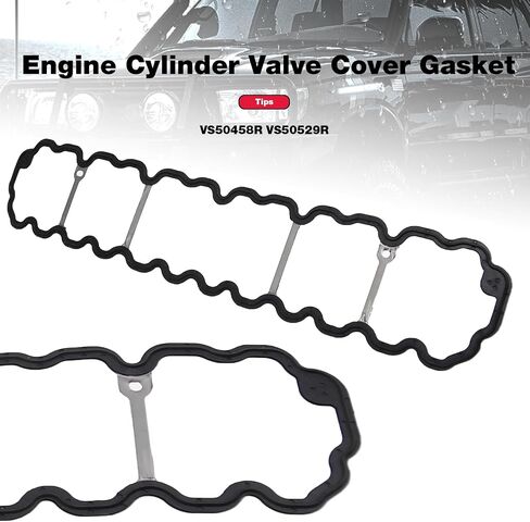VS50458R Engine Cylinder Valve Cover Gasket, Replacement for Jeep Cherokee 1996-2001 Grand Cherokee 1996-2001, Replaces 53020758 53020758AA 53020758AC in Saudi Arabia