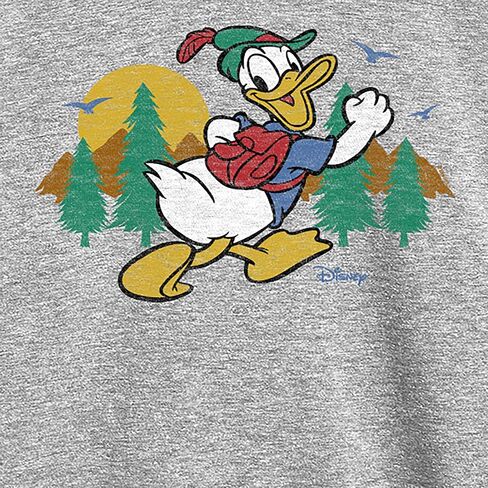 Disney Characters - Mickey & Friends - Donald Duck Goes on a Hike - Toddler and Youth Long Sleeve Graphic T-Shirt in Saudi Arabia