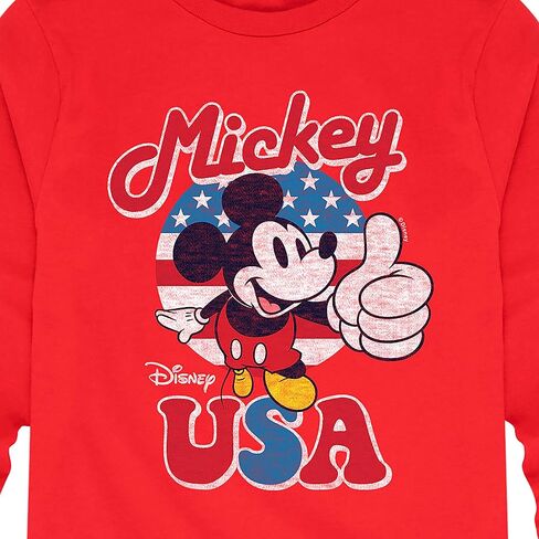 Disney Americana - Mickey USA - Toddler and Youth Long Sleeve Graphic T-Shirt in Saudi Arabia