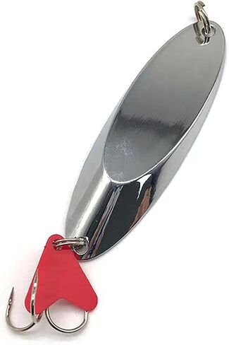 WOLFSKIN الصيد السحر عدة 10PCS Spinnerbait ملعقة الصيد الطعوم المعدنية الصلبة لسمك السلمون سمك السلمون المرقط بايك باس الكرابي Walleye المياه العذبة والمياه المالحة Spinnerbait الأسماك السنانير مع ريشة in Saudi Arabia