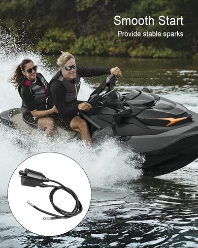 Ignition Coil Fit for Sea-Doo JetSki GTI GTS GTX HX SP LT SPX XP Explorer Challenger Speedster SK Sportster Sportster LT Sportster 1800 1992-2002 Replace 278000202 278000586 in Saudi Arabia