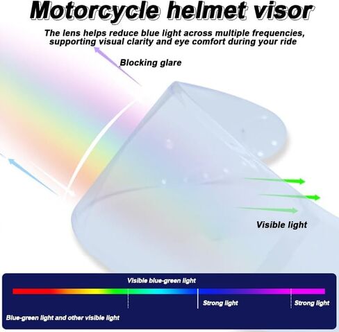 Motorcycle Helmet Shield for SHOEI J-CRUISE1 J-Cruise 2 J-Force 4, Motorcycle Helmet Visor Replacement, Anti Scratch Colored Motorcycle Helmet Lenses, Anti Glaring, E Aurora Golden Red in Saudi Arabia