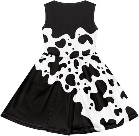 Flashideas Girls Dresses Round Neck Flared Skate Dress with Pockets Casual Dresses Soft Comfortable in Saudi Arabia