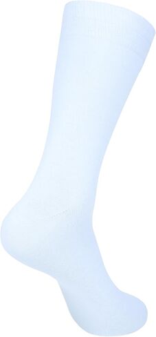 Dress Socks for Men's - Soft Cotton Breathable Reinforced Heel & Toe Snug Pull-On Fit for Work Gym & Everyday Comfort, 3 Pair in Saudi Arabia