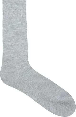 Dress Socks for Men's - Soft Cotton Breathable Reinforced Heel & Toe Snug Pull-On Fit for Work Gym & Everyday Comfort, 3 Pair in Saudi Arabia