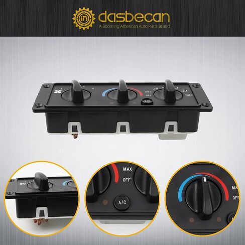 Dasbecan 3518702C93 لوحة وحدة التحكم في المناخ لسخان التيار المتردد متوافقة مع 2000-2021 International 5500I 5600I 5900l 9100 9200 9400 9900 HX515 HX520 CAT CT600 استبدال #703460AT 3518702C92 5011931R91 in Saudi Arabia