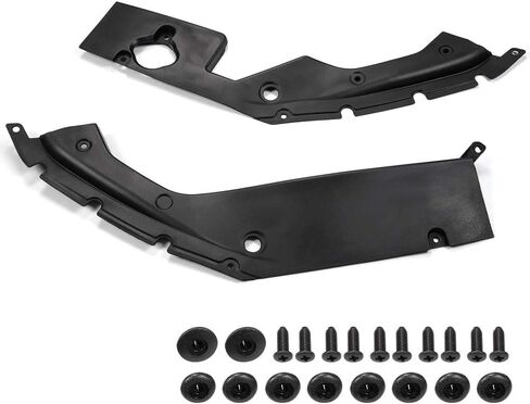 G-PLUS Engine Bay Side Panel Covers Compatible with Honda Civic 2016 2017 2018 2019 | Unpainted ABS Long Version X Gen 10 Generation Left and Right Pair in Saudi Arabia