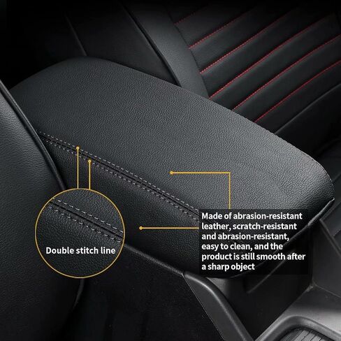 AOMSAZTO Console Covers for 2014-2020 Acura MDX Armrest Covers for MDX Black in Saudi Arabia