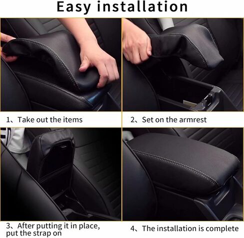 AOMSAZTO Console Covers for 2014-2020 Acura MDX Armrest Covers for MDX Black in Saudi Arabia
