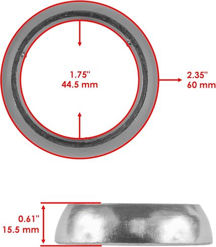 Caltric Muffler Silencers Pipe Gasket Kit Compatible with Can-Am Commander 1000 2014-2015 in Saudi Arabia