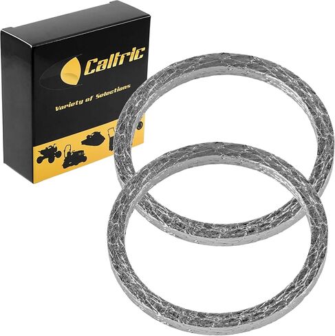 Caltric 2 Muffler Pipe Gasket Compatible with Can-am Bombardier DS650 Baja X 2000-2007/707600069 in Saudi Arabia