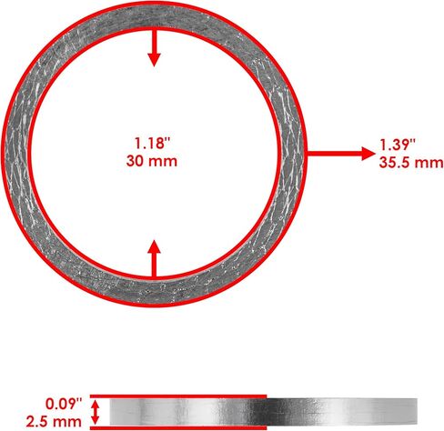 Caltric 2 Muffler Pipe Gasket Compatible with Can-am Bombardier DS650 Baja X 2000-2007/707600069 in Saudi Arabia