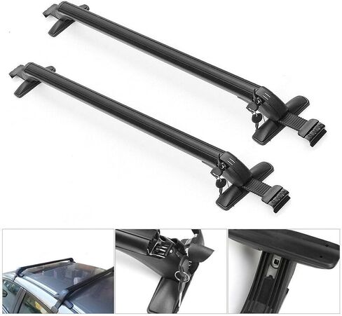 Top Roof Rack Cross Bar 43.3" Luggage Carrier w/Lock Fit for T0Y0TA Matrix 2003-2014 in Saudi Arabia