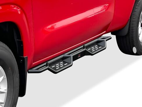 APS Black 6 Inches Tubular Drop Down Style Nerf Bars Running Boards Compatible with Nissan Frontier 2005-2024 King Cab & Suzuki Equator 2005-2012 Extra Cab in Saudi Arabia