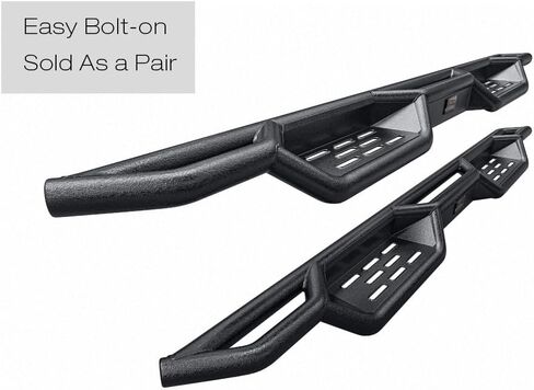 APS Black 6 Inches Tubular Drop Down Style Nerf Bars Running Boards Compatible with Nissan Frontier 2005-2024 King Cab & Suzuki Equator 2005-2012 Extra Cab in Saudi Arabia