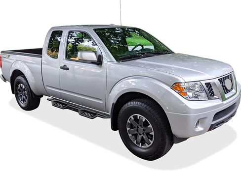 APS Black 6 Inches Tubular Drop Down Style Nerf Bars Running Boards Compatible with Nissan Frontier 2005-2024 King Cab & Suzuki Equator 2005-2012 Extra Cab in Saudi Arabia