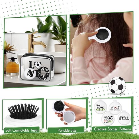 Meanplan 60 Pcs Softball Party Favors Softball Team Gifts for Teen Girls Women Players with 12 Set Bracelets Keychains Makeup Bag Mini Brush with Mirror Hair Scrunchies for Sport Party Supplies in Saudi Arabia