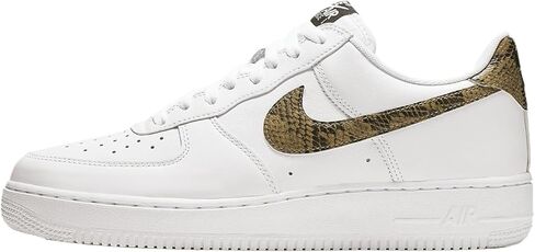 Nike Air Force 1 Low Retro Premium Men's Shoes (AO1635-100, White/Dark Hazel/Black/Elemental Gold) Size 5 in Saudi Arabia