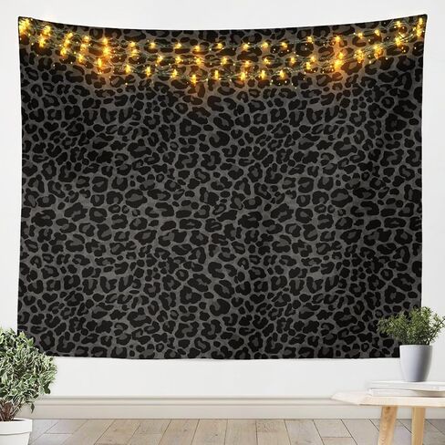 Erosebridal African Cheetah Tapestry For Bedroom Aesthetic,Leopard Print Tapestry 59x82,Grey Animal Skin Wall Hanging,Wildlife Wall Tapestries in Saudi Arabia