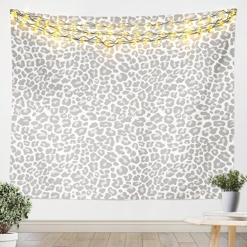 Erosebridal African Cheetah Tapestry For Bedroom Aesthetic,Leopard Print Tapestry 59x82,Grey Animal Skin Wall Hanging,Wildlife Wall Tapestries in Saudi Arabia
