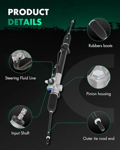 SCITOO مجموعة رف التوجيه والترس مع نهاية قضيب التعادل AEF-8172 لكزس RX300 1999-2003 in Saudi Arabia