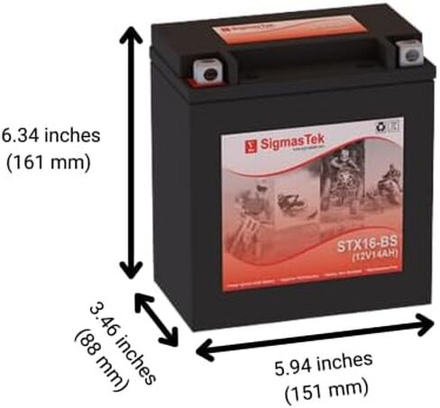 بطارية الدراجة النارية Extreme Battery XTAX16-BS (بديلة) in Saudi Arabia