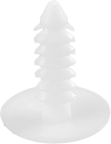 ACROPIX Universal 5mm Push Bumper Fastener Rivet Clips White - Pack of 50 in Saudi Arabia