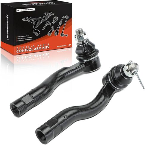 A-Premium 2 x Front Outer Tie Rod Ends, Compatible with Toyota Tundra 2007-2021, Sequoia 2008-2022 in Saudi Arabia