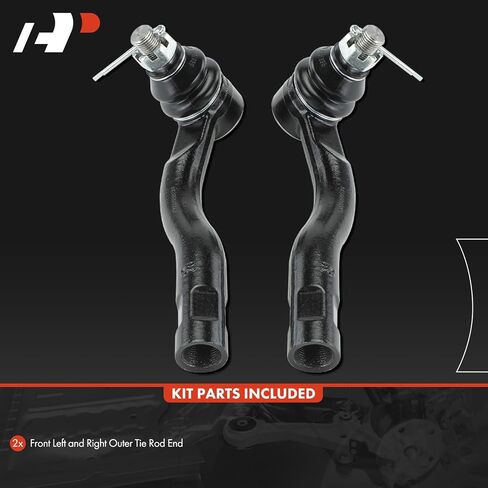 A-Premium 2 x Front Outer Tie Rod Ends, Compatible with Toyota Tundra 2007-2021, Sequoia 2008-2022 in Saudi Arabia