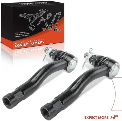 A-Premium 2 x Front Outer Tie Rod Ends, Compatible with Toyota Tundra 2007-2021, Sequoia 2008-2022 in Saudi Arabia