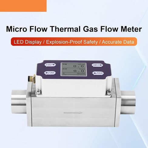 Thermal Mass Micro MEMS Gas Flow Meter RS485 Digital Sensor for Oxygen Hydrogen Argon Methane Propane Air(Oxygen-0-100L-min) in Saudi Arabia