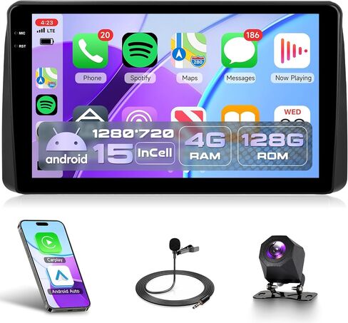 2G 64G Android Stereo Radio for Dodge Grand Caravan 2008-2020, for Chrysler Grand Voyager/Town&Country 2011-2015, Rimoody 9'' Screen with Wireless CarPlay Android Auto GPS/WiFi/BT/FM/RDS/EQ/SWC/Camera in Saudi Arabia