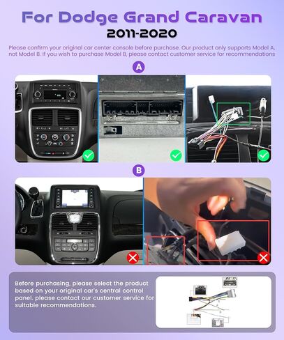 2G 64G Android Stereo Radio for Dodge Grand Caravan 2008-2020, for Chrysler Grand Voyager/Town&Country 2011-2015, Rimoody 9'' Screen with Wireless CarPlay Android Auto GPS/WiFi/BT/FM/RDS/EQ/SWC/Camera in Saudi Arabia