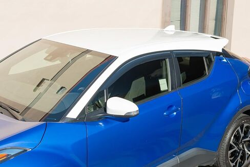 EOS Visors Replacement for 2018-2022 Toyota C-HR | JDM Mugen Style Smoke Tinted Side Vents Rain Guard Window Deflectors in Saudi Arabia