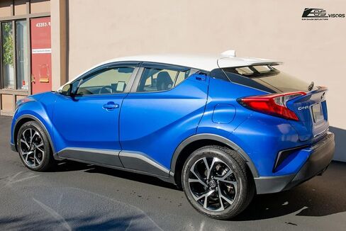 EOS Visors Replacement for 2018-2022 Toyota C-HR | JDM Mugen Style Smoke Tinted Side Vents Rain Guard Window Deflectors in Saudi Arabia