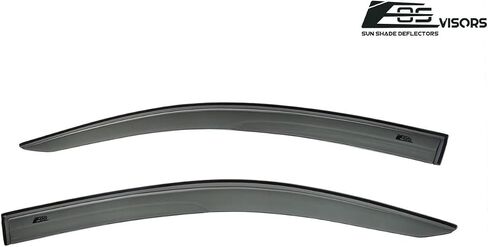 EOS Visors Replacement for 2018-2022 Toyota C-HR | JDM Mugen Style Smoke Tinted Side Vents Rain Guard Window Deflectors in Saudi Arabia