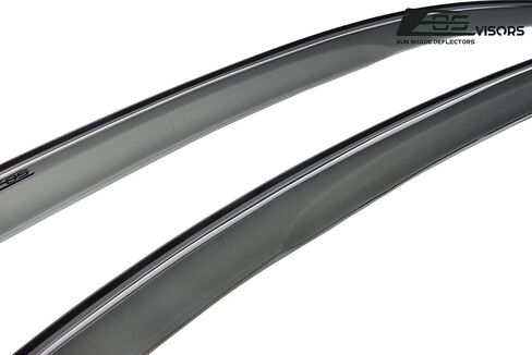 EOS Visors Replacement for 2018-2022 Toyota C-HR | JDM Mugen Style Smoke Tinted Side Vents Rain Guard Window Deflectors in Saudi Arabia